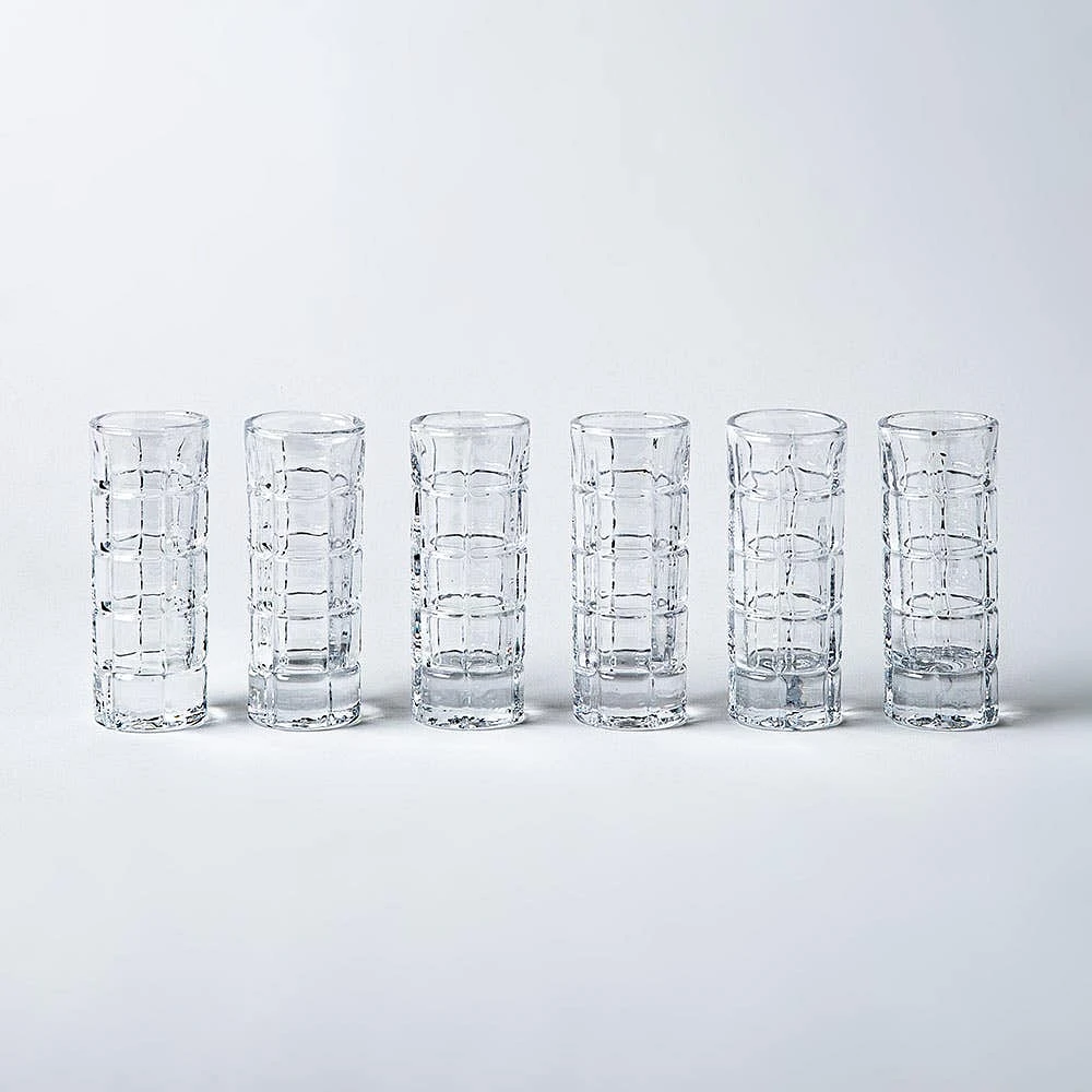 Godinger Radius Crystal-Cut Shot Glass - Set of 6 (1.5oz.)