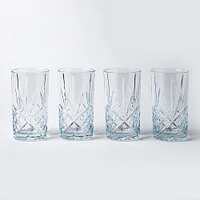 Godinger Dublin Crystal-Cut Hi-Ball Glass - Set of 4 (12oz.)