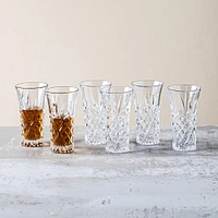 Godinger Dublin Crystal-Cut Fluted Shot Glass - Set of 6 (2oz.)