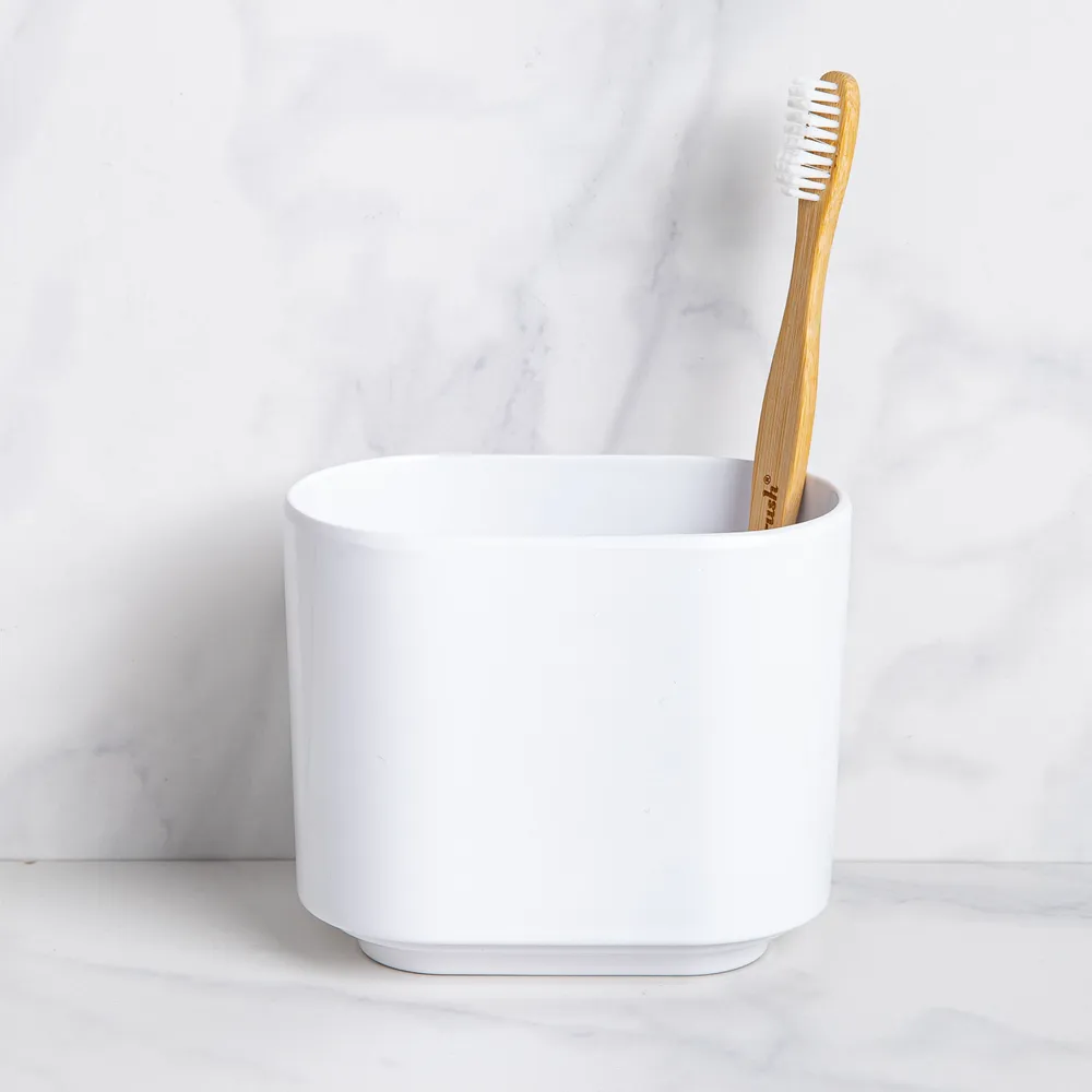 Umbra Step Melamine Toothbrush Holder (Wht)