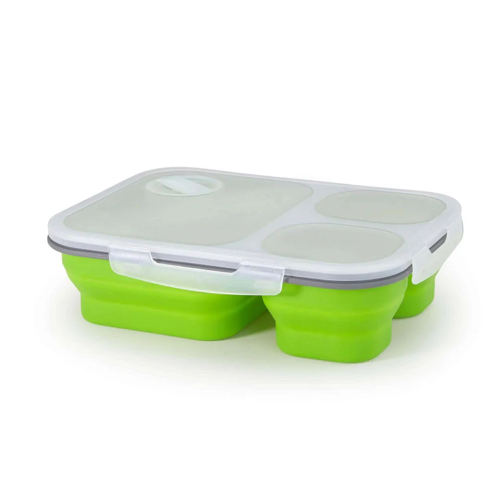 KSP Lunch Pop! Bento 'Rectangle' Silicone Food Container (Asstd.)