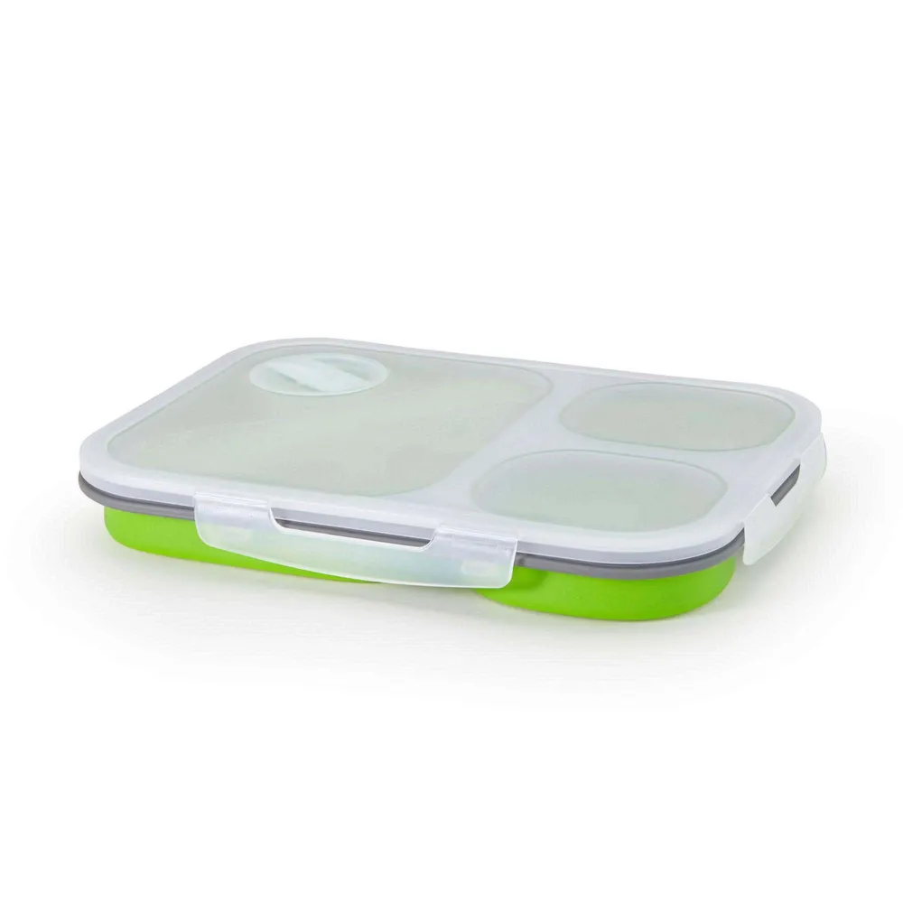 KSP Lunch Pop! Bento 'Rectangle' Silicone Food Container (Asstd.)