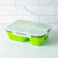 KSP Lunch Pop! Bento 'Rectangle' Silicone Food Container (Asstd.)