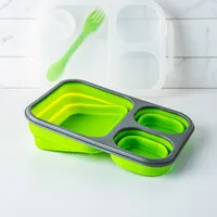 KSP Lunch Pop! Bento 'Rectangle' Silicone Food Container (Asstd.)