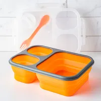 KSP Lunch Pop! Bento 'Rectangle' Silicone Food Container (Asstd.)