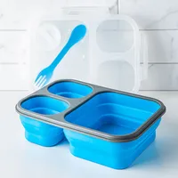 KSP Lunch Pop! Bento 'Rectangle' Silicone Food Container (Asstd.)