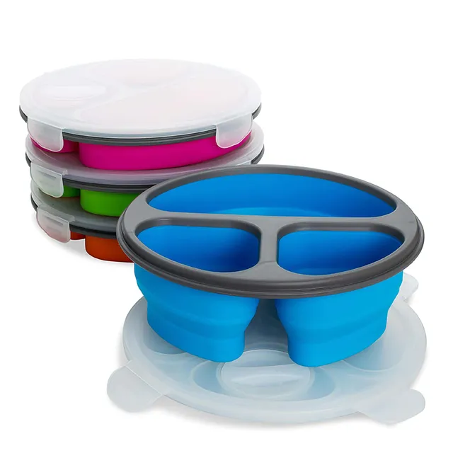 KSP Lunch Pop! Bento 'Rectangle' Silicone Food Container (Asstd.)