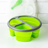 KSP Lunch Pop! Bento 'Round' Silicone Food Container (Asstd.)