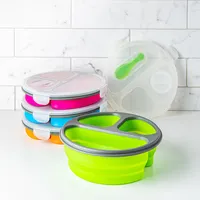 KSP Lunch Pop! Bento 'Round' Silicone Food Container (Asstd.)