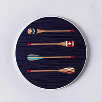 KSP Ceramica 'Paddles' Printed Ceramic Trivet 20cm (Multi Colour)