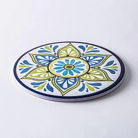 KSP Ceramica 'Madrid' Printed Ceramic Trivet 20cm (Multi Colour)