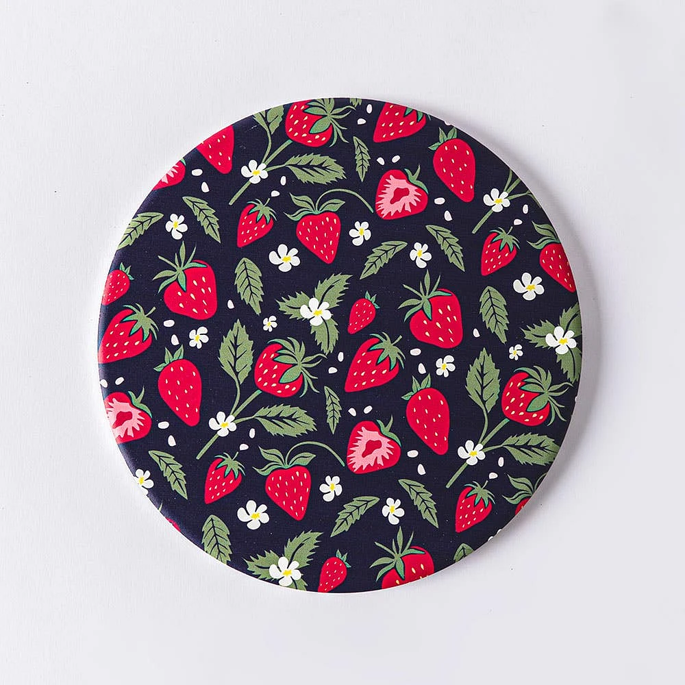 KSP Ceramica 'Strawberry' Printed Ceramic Trivet 20cm (Multi Colour)