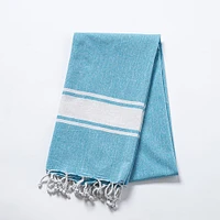 KSP Gaia 'Brisa' Handloom Towel 35" x 72" (Light Blue)