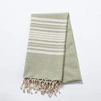 KSP Gaia 'Palma' Handloom Towel 35" x 72" (Green)