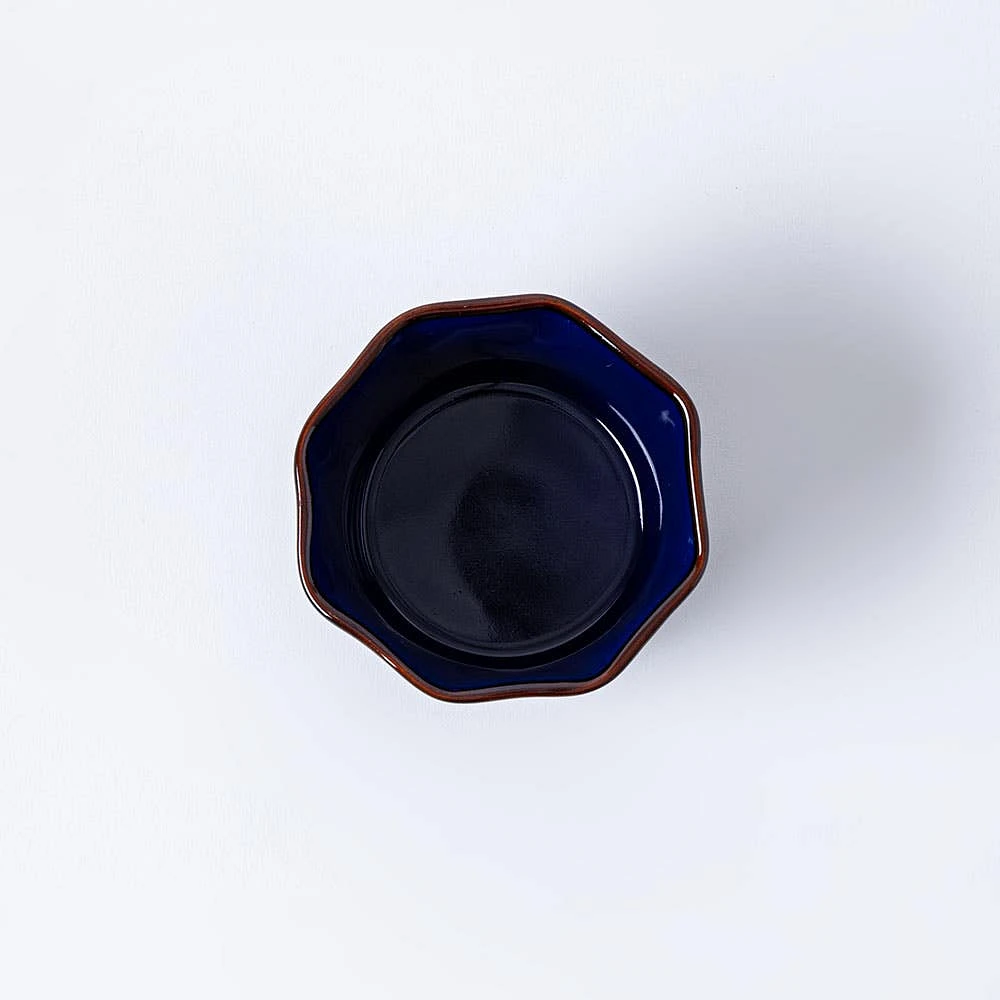 KSP Tuscana Fluted Ramekin 10cm Dia. x 6cm (Navy)