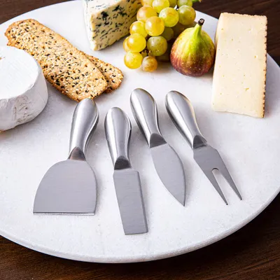 KSP Gleam Mini Cheese Knife Combo - Set of 4 (Stainless Steel)