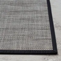Harman Textaline 'Basketweave' 20"x34" Indoor-Outdoor Mat (Titanium)