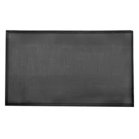 Harman Textaline 'Herringbone' 20"x34" Indoor-Outdoor Mat (Black)