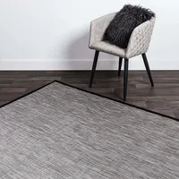 Harman Textaline 'Basketweave' 60"x84" Indoor-Outdoor Mat (Titanium)