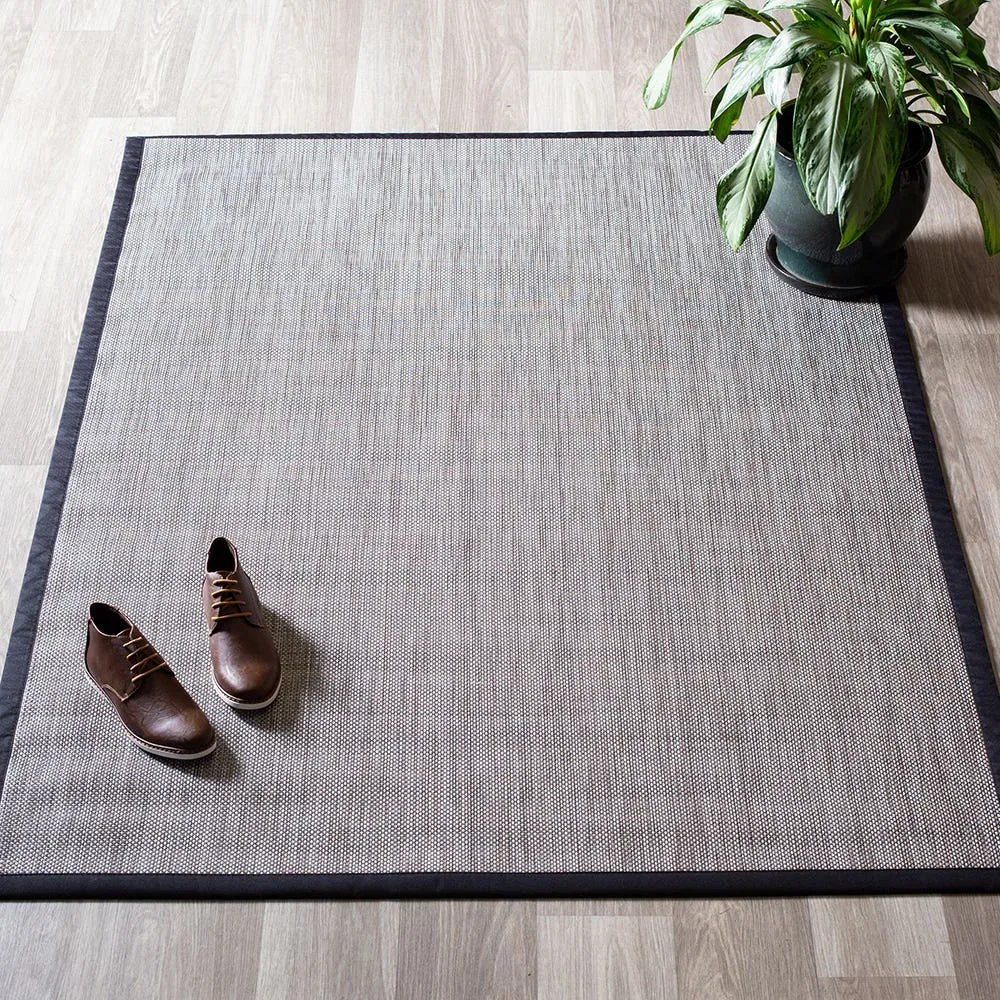 Harman Textaline 'Basketweave' 60"x84" Indoor-Outdoor Mat (Titanium)