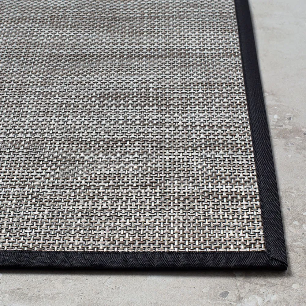 Harman Textaline 'Basketweave' 24"x72" Indoor-Outdoor Mat (Titanium)
