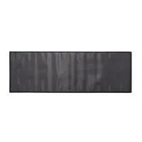 Harman Textaline 'Herringbone' 24"x72" Indoor-Outdoor Mat (Black)