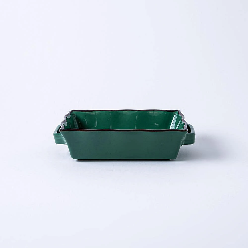 KSP Tuscana Fluted Bakeware Rect. Sml 20.5 x 16 x 6cm (Forest)