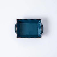 KSP Tuscana Fluted Bakeware Rect. Sml 20.5 x 16 x 6cm (Peacock)