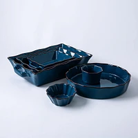 KSP Tuscana Fluted Bakeware Rect. Sml 20.5 x 16 x 6cm (Peacock)