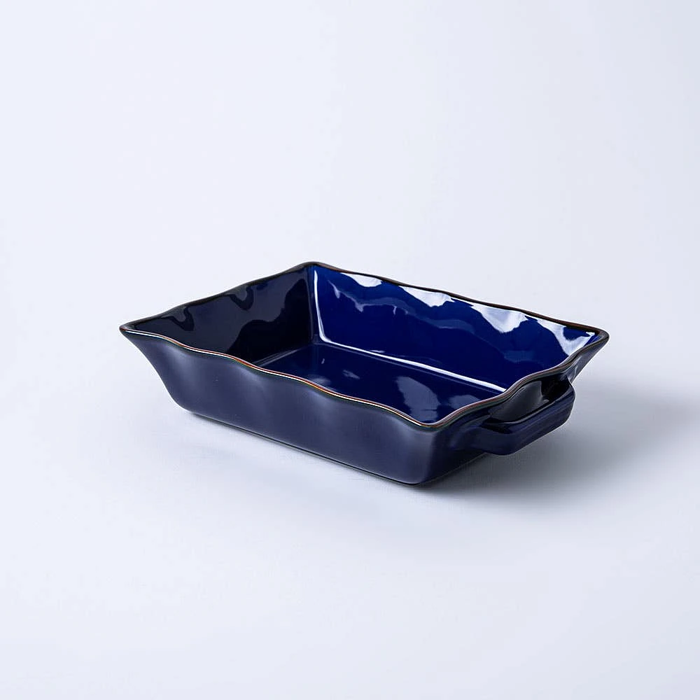 KSP Tuscana Fluted Bakeware Rect. Med 29x21x7cm (Navy)