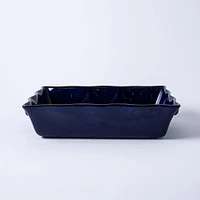 KSP Tuscana Fluted Bakeware Rect. Lrg 36.5x26x9cm  (Navy)