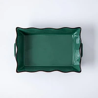 KSP Tuscana Fluted Bakeware Rect. Lrg 36.5x26x9cm (Forest)