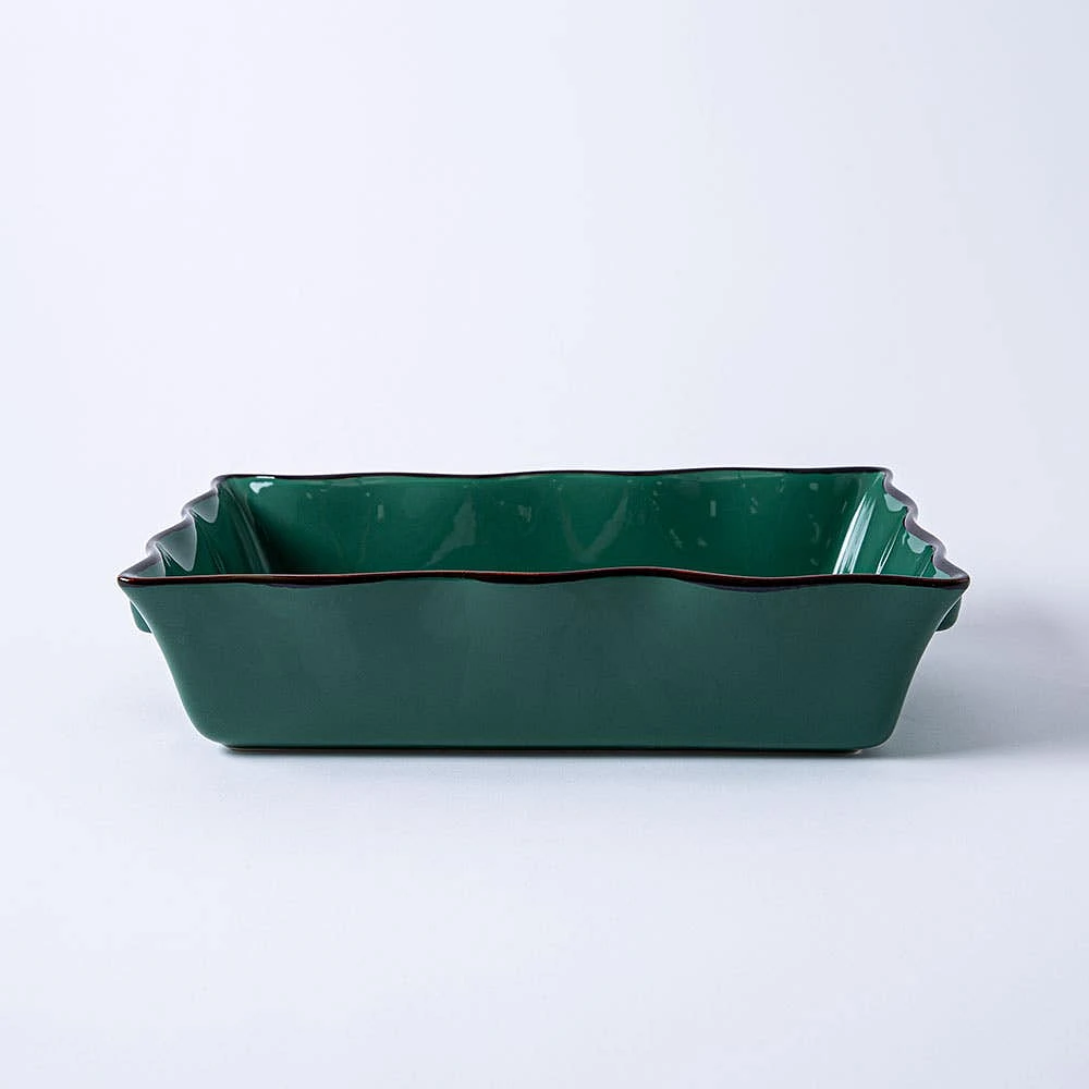 KSP Tuscana Fluted Bakeware Rect. Lrg 36.5x26x9cm (Forest)