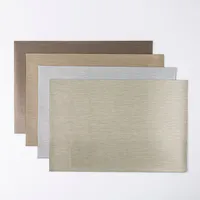 KSP Ritz Metallic 'Weave' PVC Placemat (Silver)