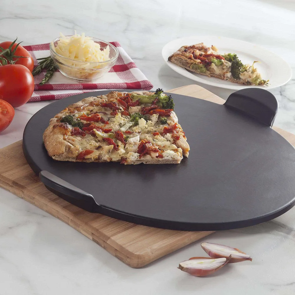 KSP La Cucina Ceramic Pizza Stone (Black)