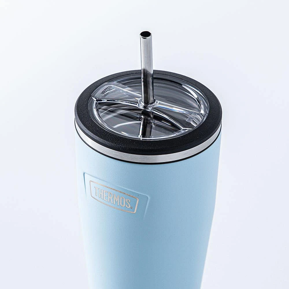 Thermos Icon Series Double Wall Tumbler with Straw (Glacier)