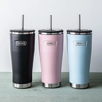 Thermos Icon Series Double Wall Tumbler with Straw (Granite)