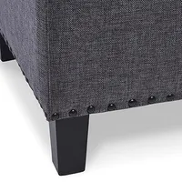 KSP Whitney Upholstered Storage Bench (Grey)