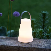 KSP Lumo LED Plastic Lantern with Handle 13.8x13.8x20.5cm (White)