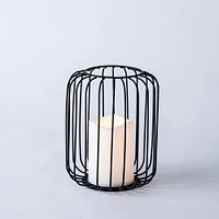 KSP Layne LED Metal Lantern 15x15x18cm (Black)