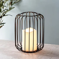 KSP Layne LED Metal Lantern 15x15x18cm (Black)