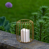 KSP Layne LED Metal Lantern 15x15x18cm (Gold)