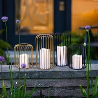 KSP Layne LED Metal Lantern 15x15x18cm (Gold)
