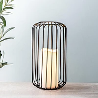 KSP Layne LED Metal Lantern 14x14x23cm (Black)