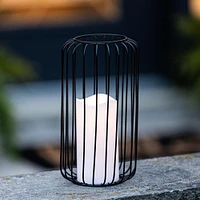 KSP Layne LED Metal Lantern 14x14x23cm (Black)