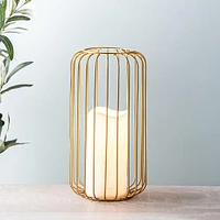 KSP Layne LED Metal Lantern 14x14x26cm (Gold)