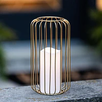 KSP Layne LED Metal Lantern 14x14x26cm (Gold)