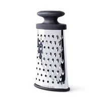 Task Ellipse 2-Sided Tower Grater Oval (Black/Stainless Steel)