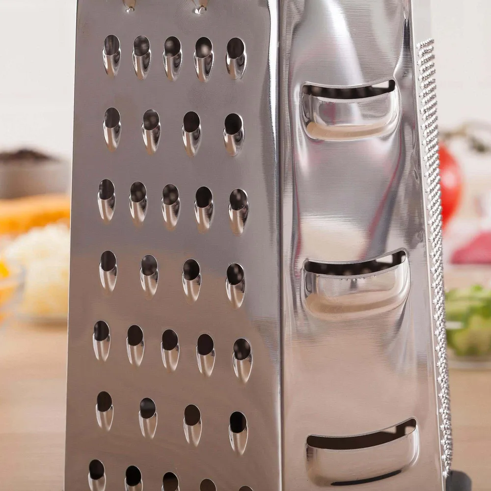 Task Cuisine 6-Sided Tower Grater Hexagon (Black/Stainless Steel)