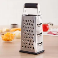 KSP Cuisine Tower Grater 4-Sided Box (Black/Stainless Steel)